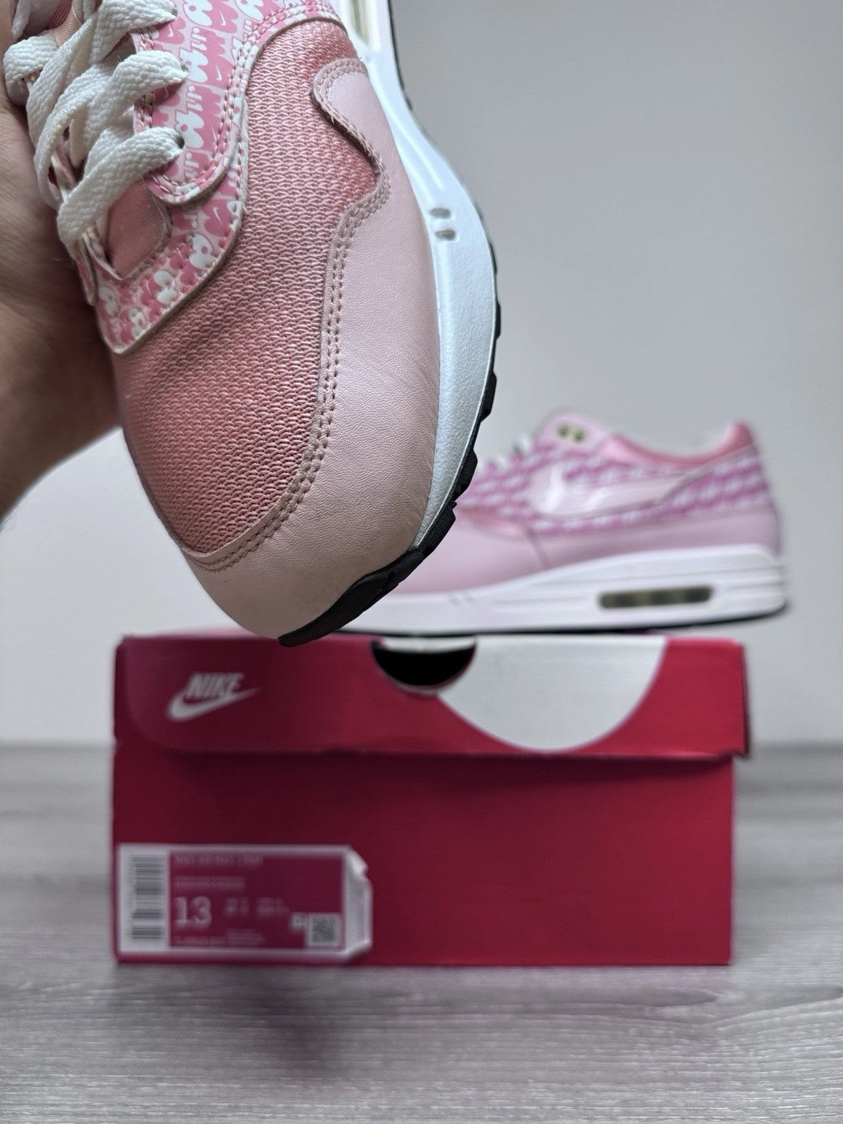 Asics Gt 2170 Running Shoe Size 13 - Nike Air Max 1 Premium Strawberry Lemonade CJ0609-600 Preowned