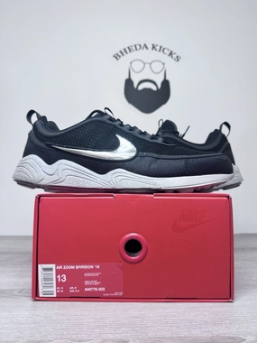 Size 13 - Nike Air Zoom Spiridon 16 Black 849776-003 Preowned Authentic Jcpenney Asics Running Shoes