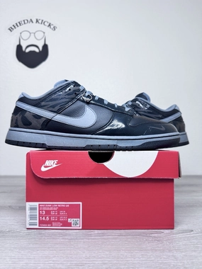 Size 13 - Nike Dunk Low "Berlin" Black Grey Sneakers FZ3053-001 Preowned Asics Gt 2000 6 Running Shoe