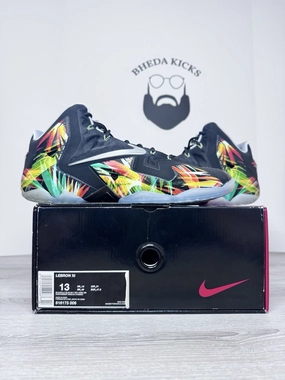 Asic Slip On Shoes Size 13 - Nike LeBron XI Everglades 616175-006 Authentic Og NEW DS