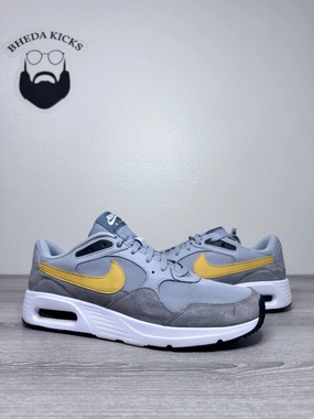 Asics Mesh Shoes Size 13 - Nike Mens Air Max SC 'Wolf Gray Yellow Ochre' (CW4555-011) Preowned