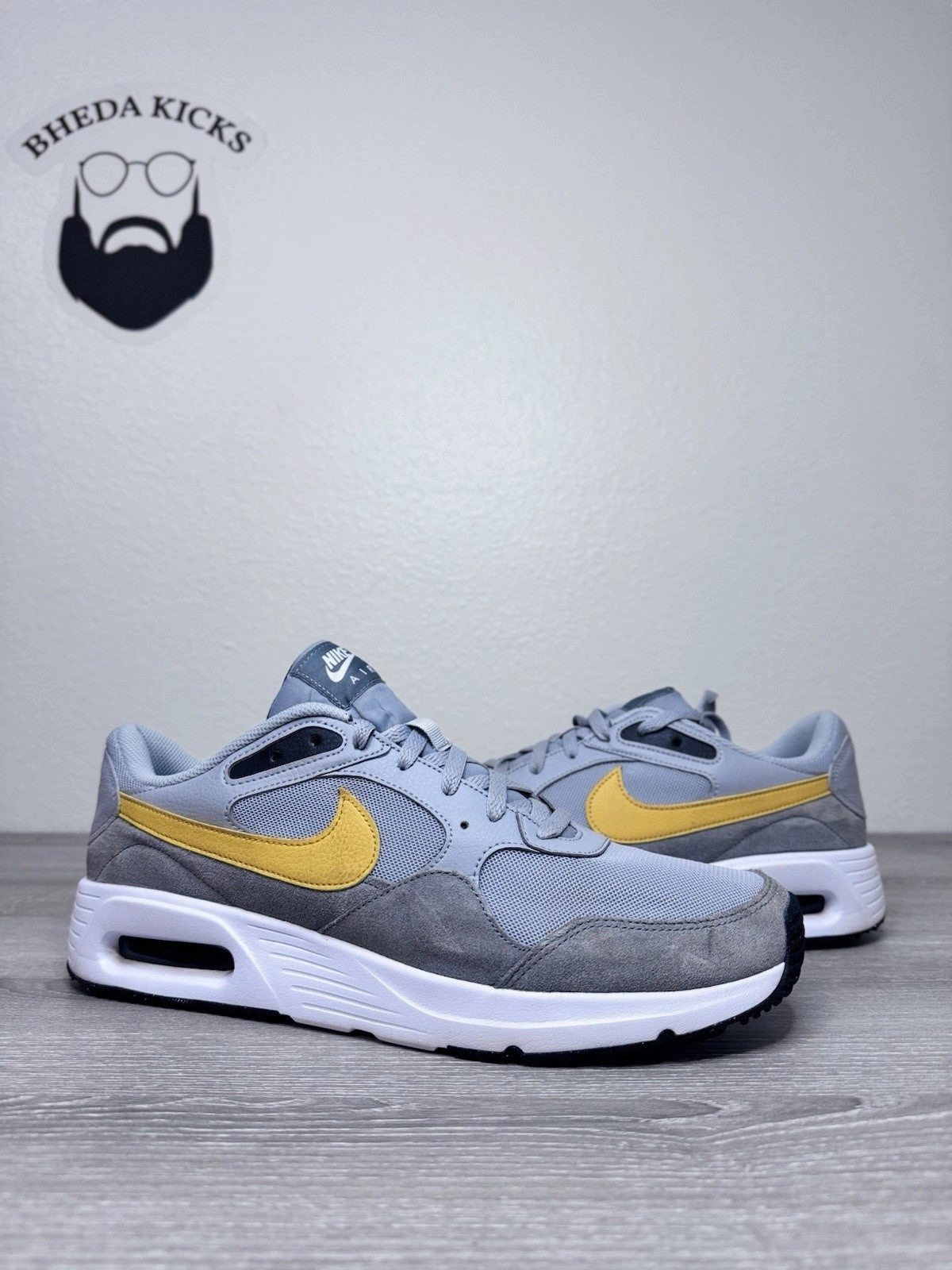 Asics Gel Pulse 12 Running Shoes Size 13 - Nike Mens Air Max SC 'Wolf Gray Yellow Ochre' (CW4555-011) Preowned