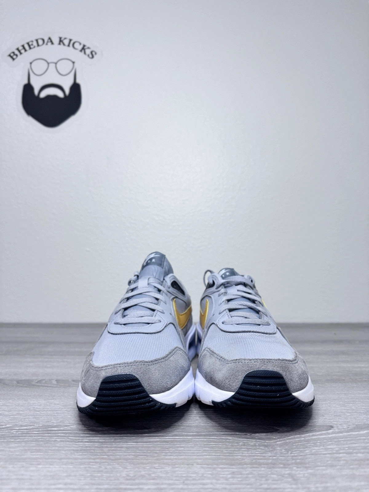 White Shoes Asics Size 13 - Nike Mens Air Max SC 'Wolf Gray Yellow Ochre' (CW4555-011) Preowned