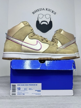 Size 13 - Nike SB Dunk High Premium Koston 2010 (313171-702) Authentic Wash Asics Shoes In Washing Machine
