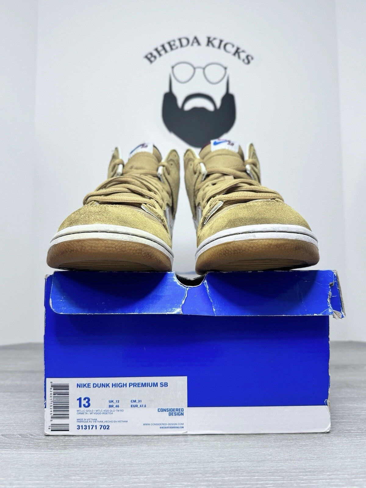 Asics Shoe Laces Size 13 - Nike SB Dunk High Premium Koston 2010 (313171-702) Authentic