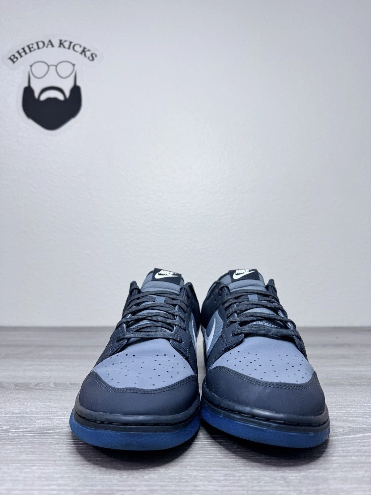 Asics Shoes Vs Adidas Size 13M/14.5W - Nike Dunk Low Anthracite FV0384-001 Pre-Owned