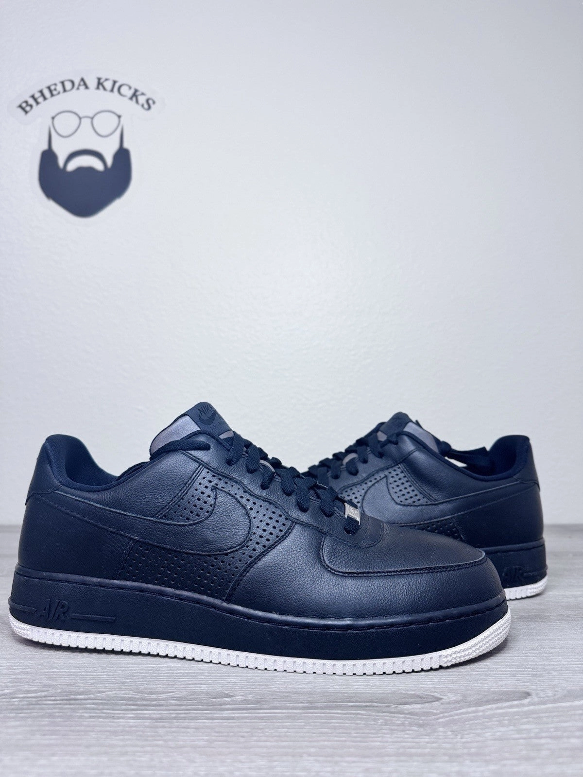 Size 14 - Nike Air Force 1 Mens Low 318274-003 Black/Black Anthracite Asics Gel-nandi 360 Running Shoe