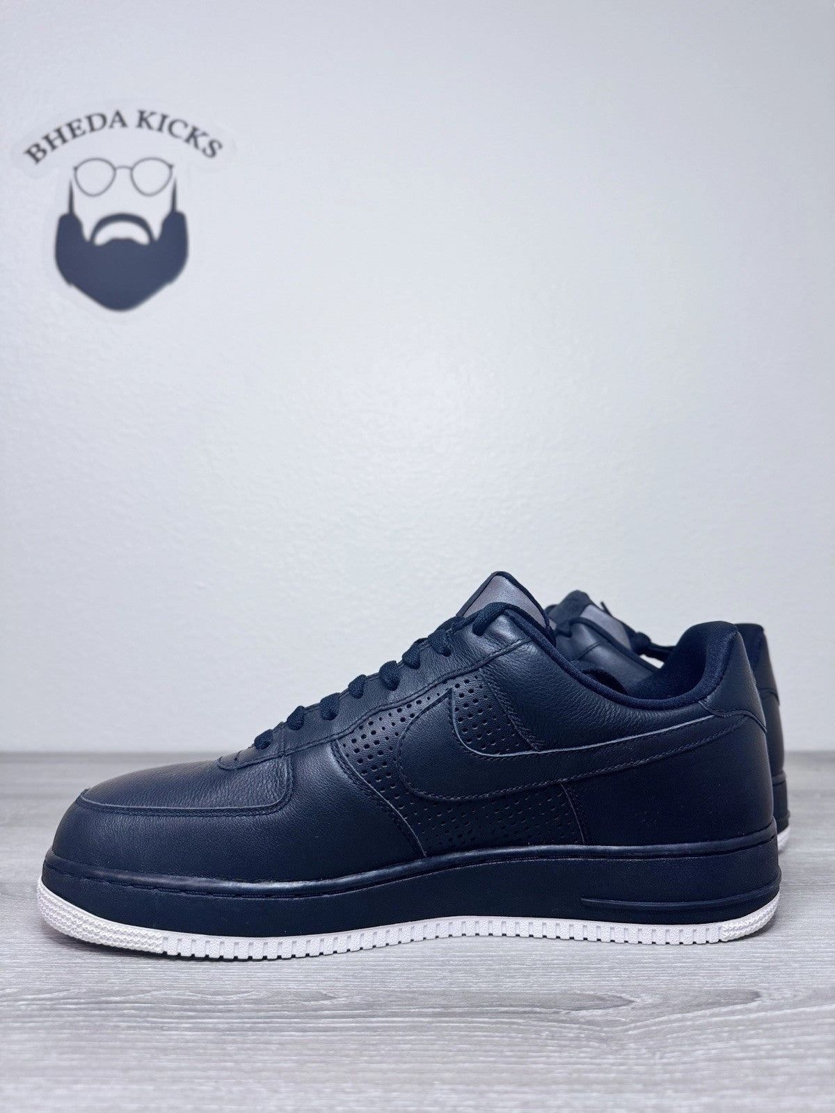 Hiking Shoes Asics Size 14 - Nike Air Force 1 Mens Low 318274-003 Black/Black Anthracite