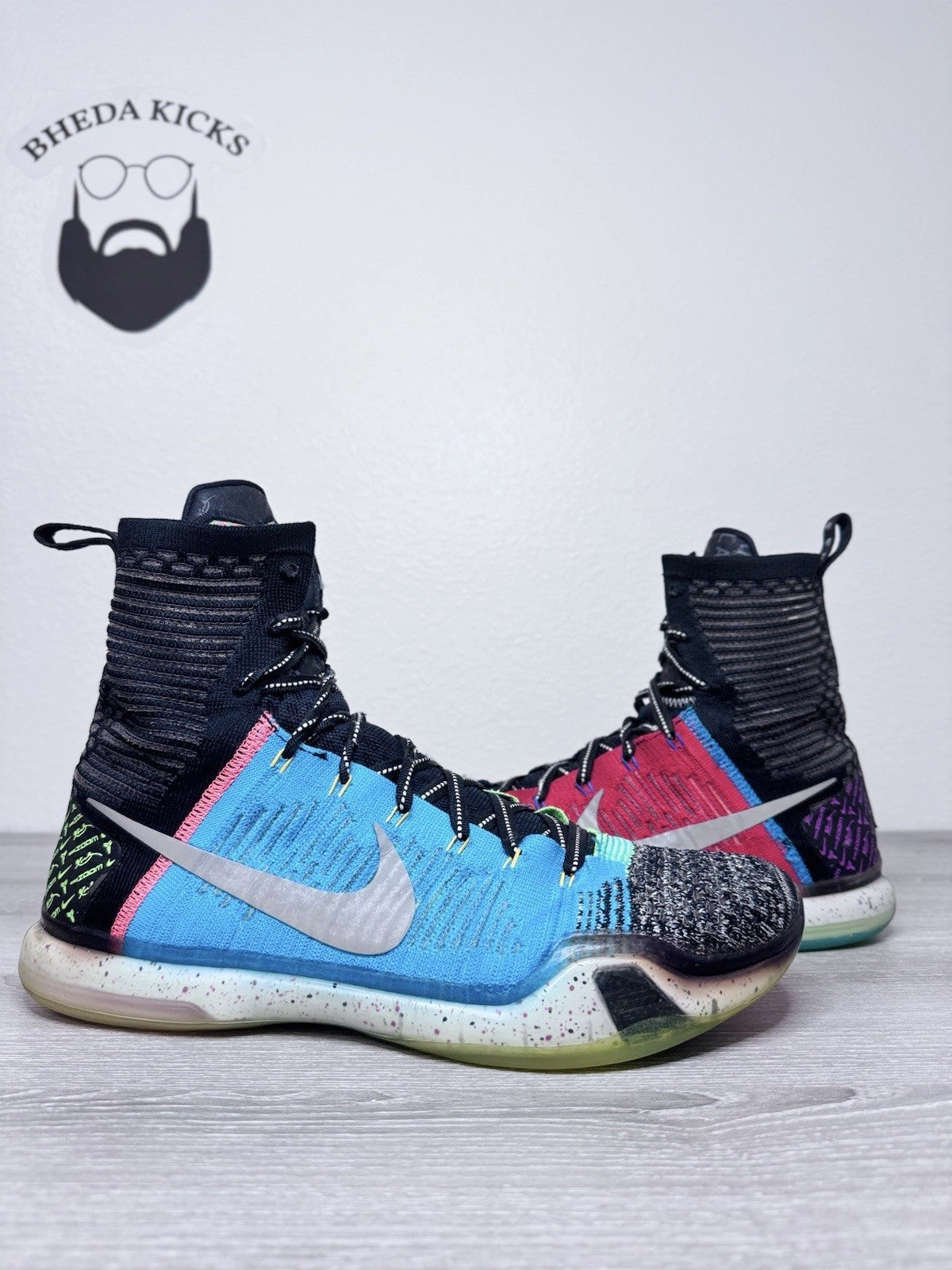 Size 14 - Nike Kobe 10 Elite High What The 2015 815810-900 Preowned Asics Running Shoes Test