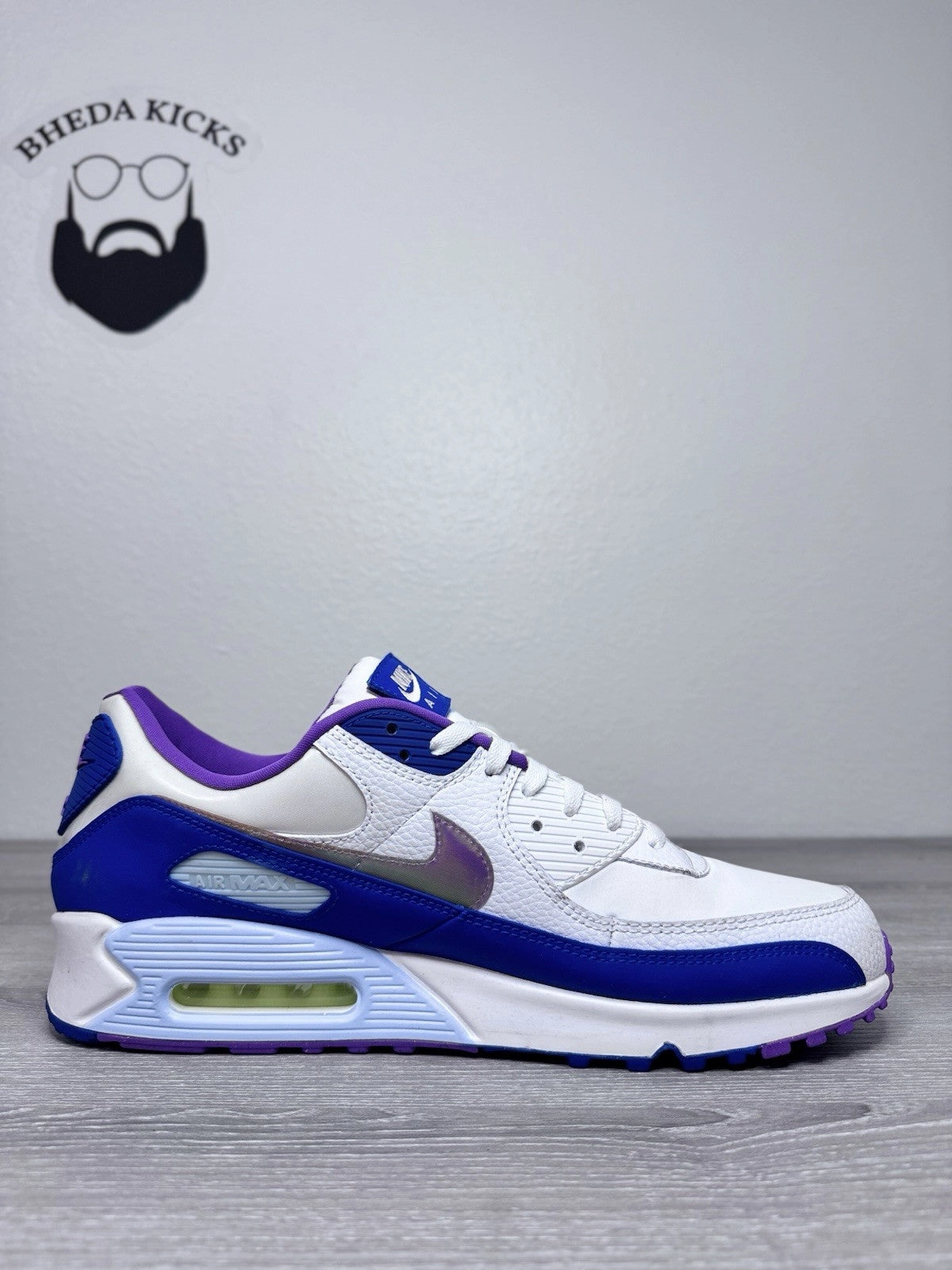 Asics Shoes San Diego Size 15 - Nike Air Max 90 'Easter CT3623-100 White Blue Violet Preowned