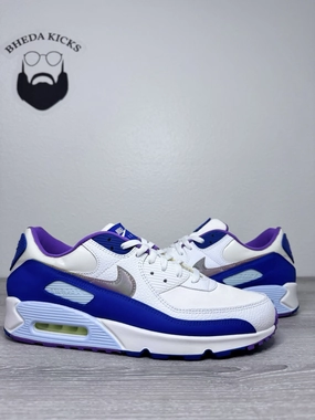 Asics Turf Shoes Soccer Size 15 - Nike Air Max 90 'Easter CT3623-100 White Blue Violet Preowned