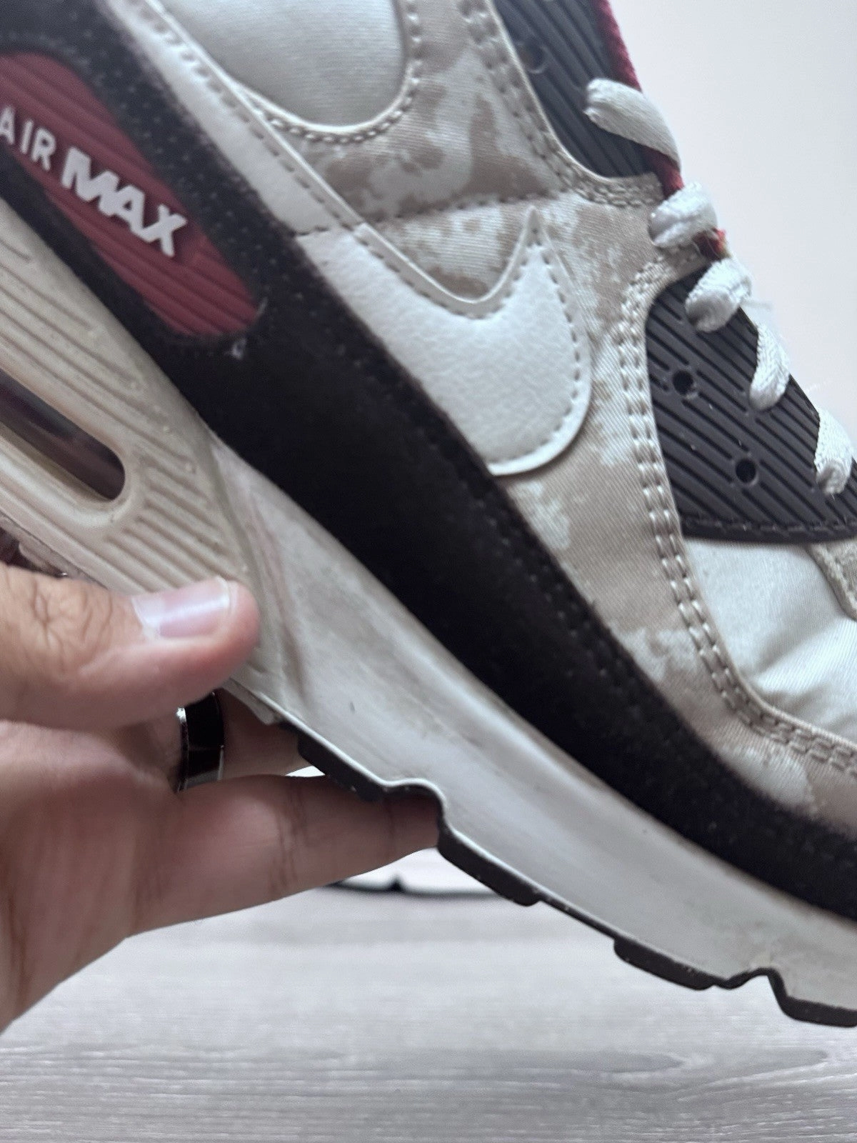 Size 15 - Nike Air Max 90 SE DX3576-001 Authentic Preowned Og Asics 3d Shoes