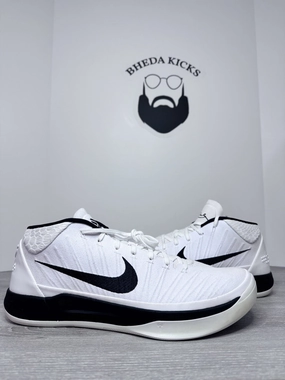 Shoes Similar To Asics Cumulus Size 15 - Nike Kobe A.D. Mid White black Suede (942521-101) Preowned