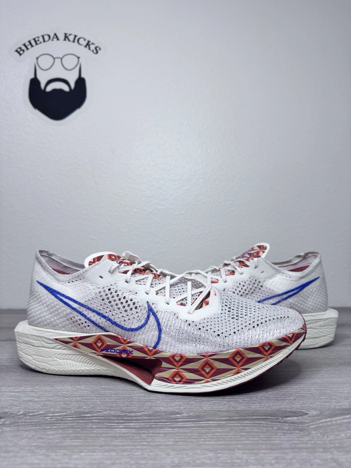 Asic Shoes For Flat Feet Size 15 - Nike Zoomx Vaporfly Next 3% PRM (FQ7676-100) Preowned Authentic