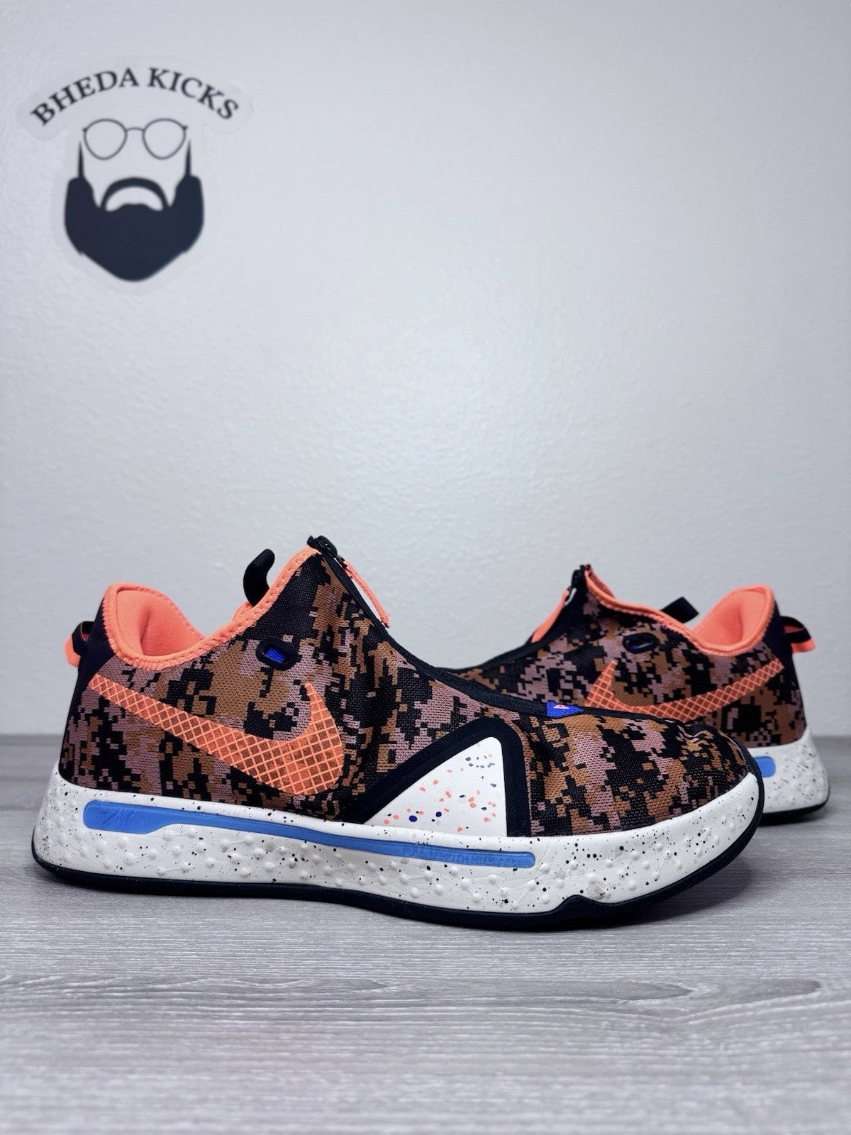 Size 17 - Nike PG 4 Digi-Camo CD5079-200 Authentic Preowned Asics Nimbus Running Shoe