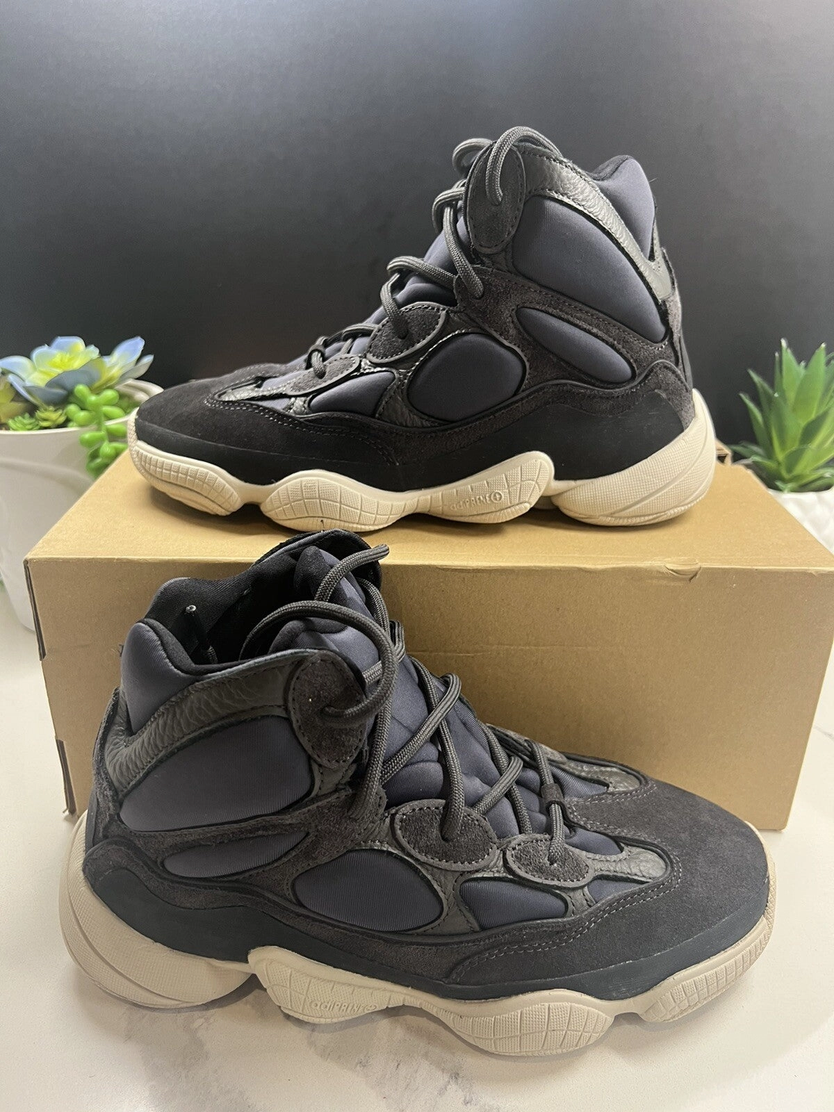 Adidas Vl Court Shoes Size 6.5 - adidas Yeezy 500 High Slate 2019
