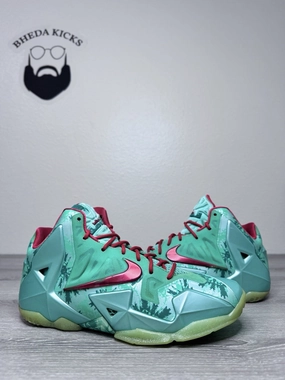 Asics Gel Fortitude 8 Running Shoe Size 7y - Nike LeBron 11 Green Glow Christmas Basketball Shoes 621712-301