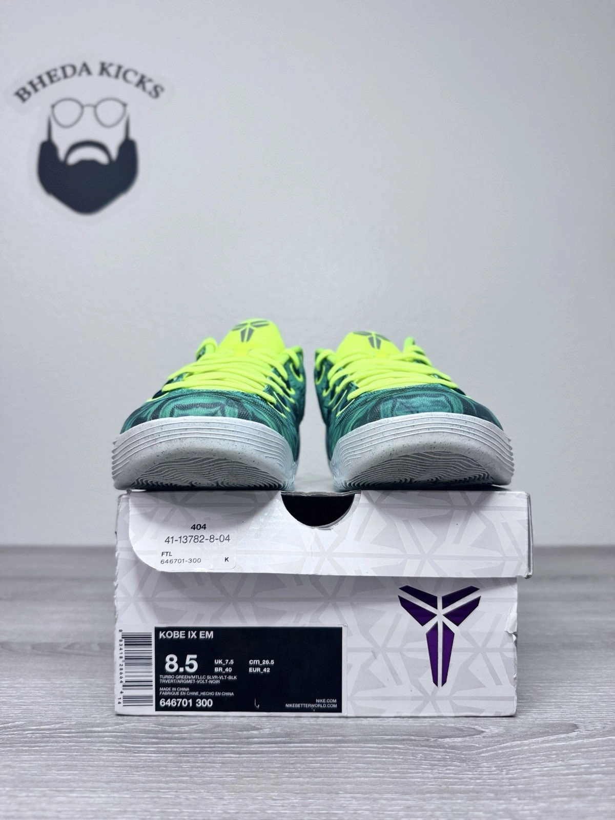 Asics Gel Solution Speed 3 Tennis Shoes Size 8.5 - Nike Kobe 9 EM Easter Volt 2014 646701-300 Black Mamba Basketball