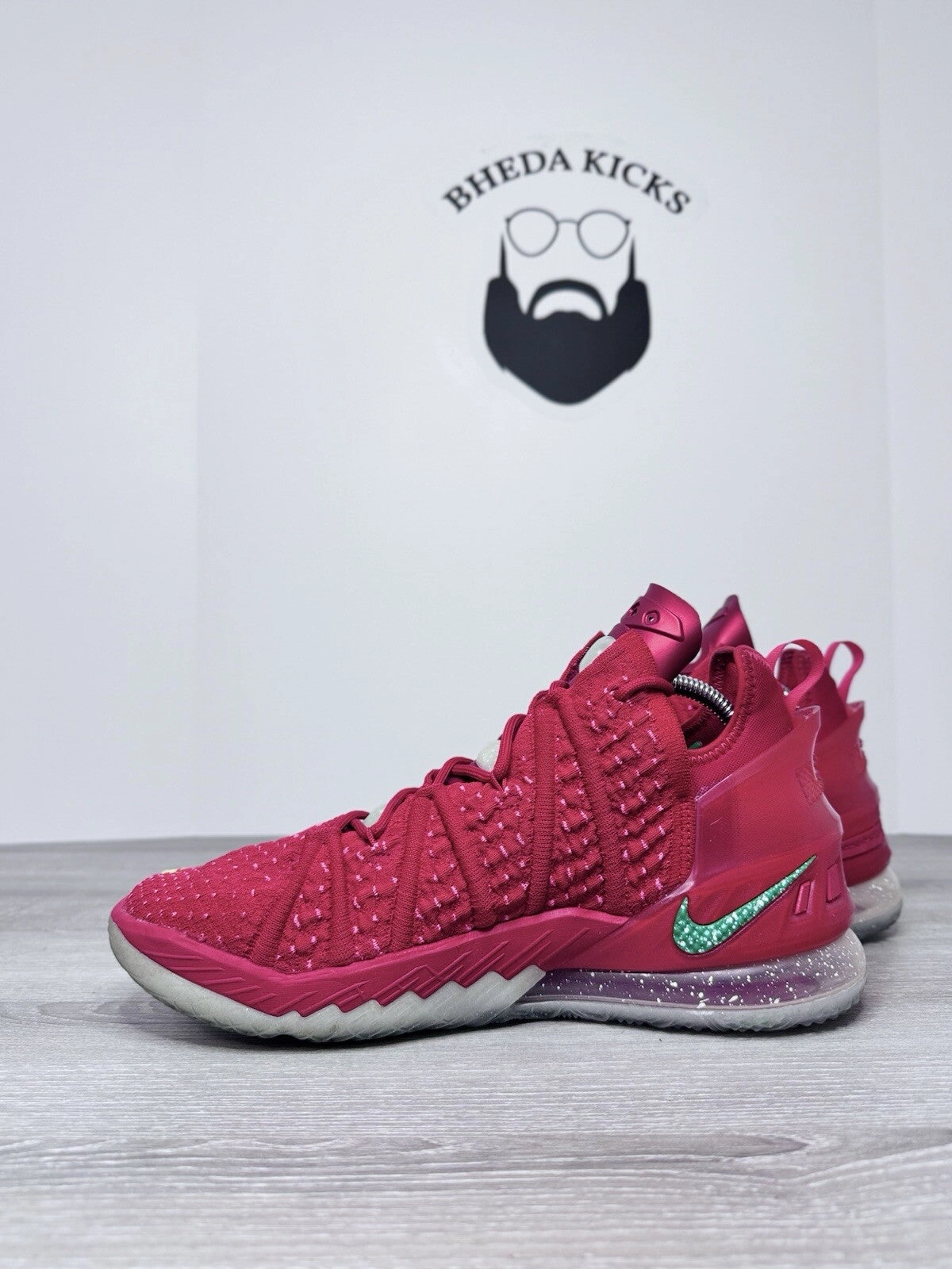 Asics Running Shoes Gel Cumulus 15 Size 9 - Nike Lebron 18 "X-mas In LA" DB8148-601 Preowned Authentic Og