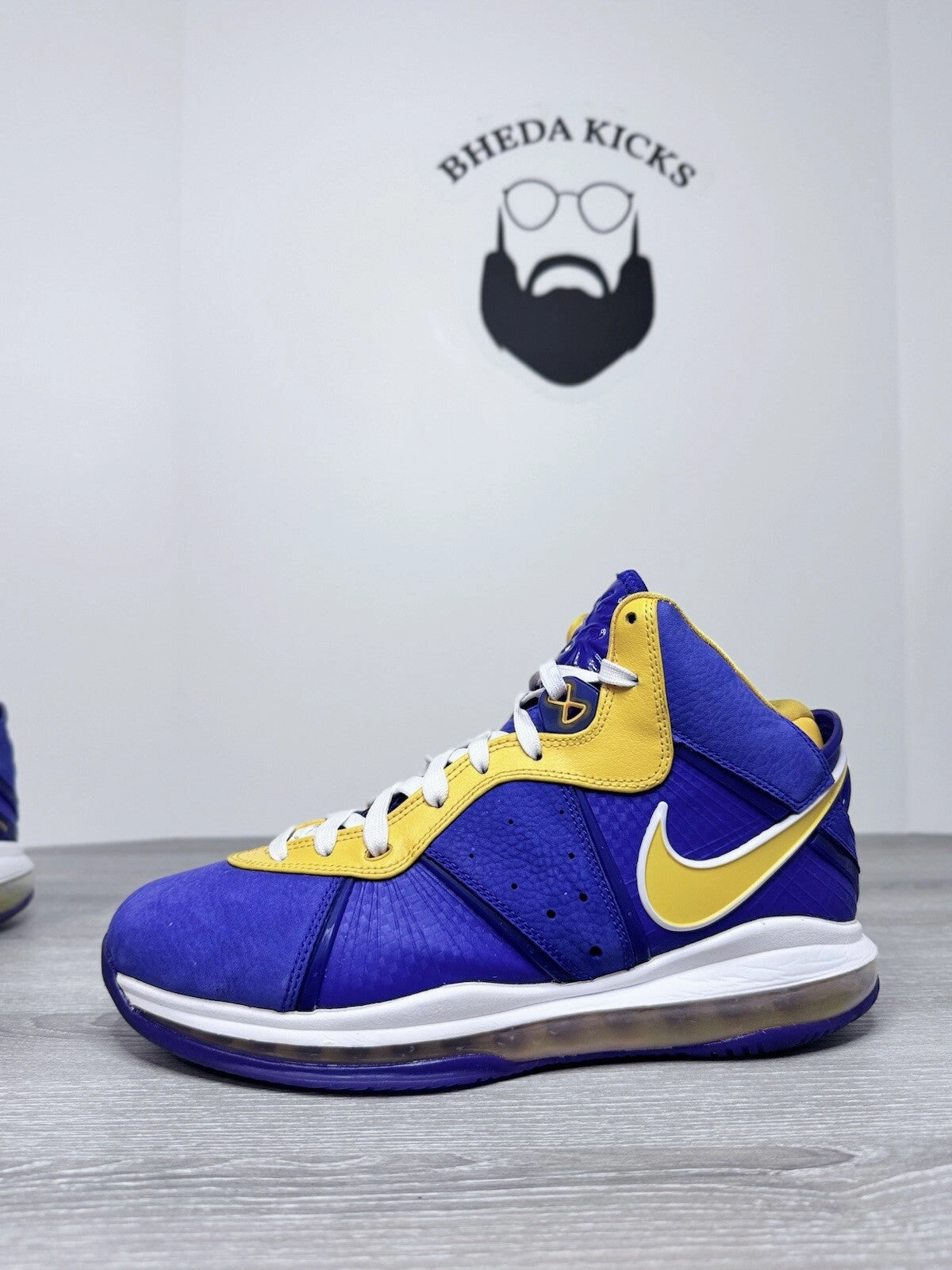 Size 9 - Nike LeBron 8 Lakers - DC8380-500 Preowned Og Authentic Basketball Asics Shoes Discount Code