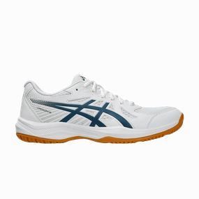 ASICS Upcourt 6 White Vintage Indigo Custom Asics Tennis Shoes