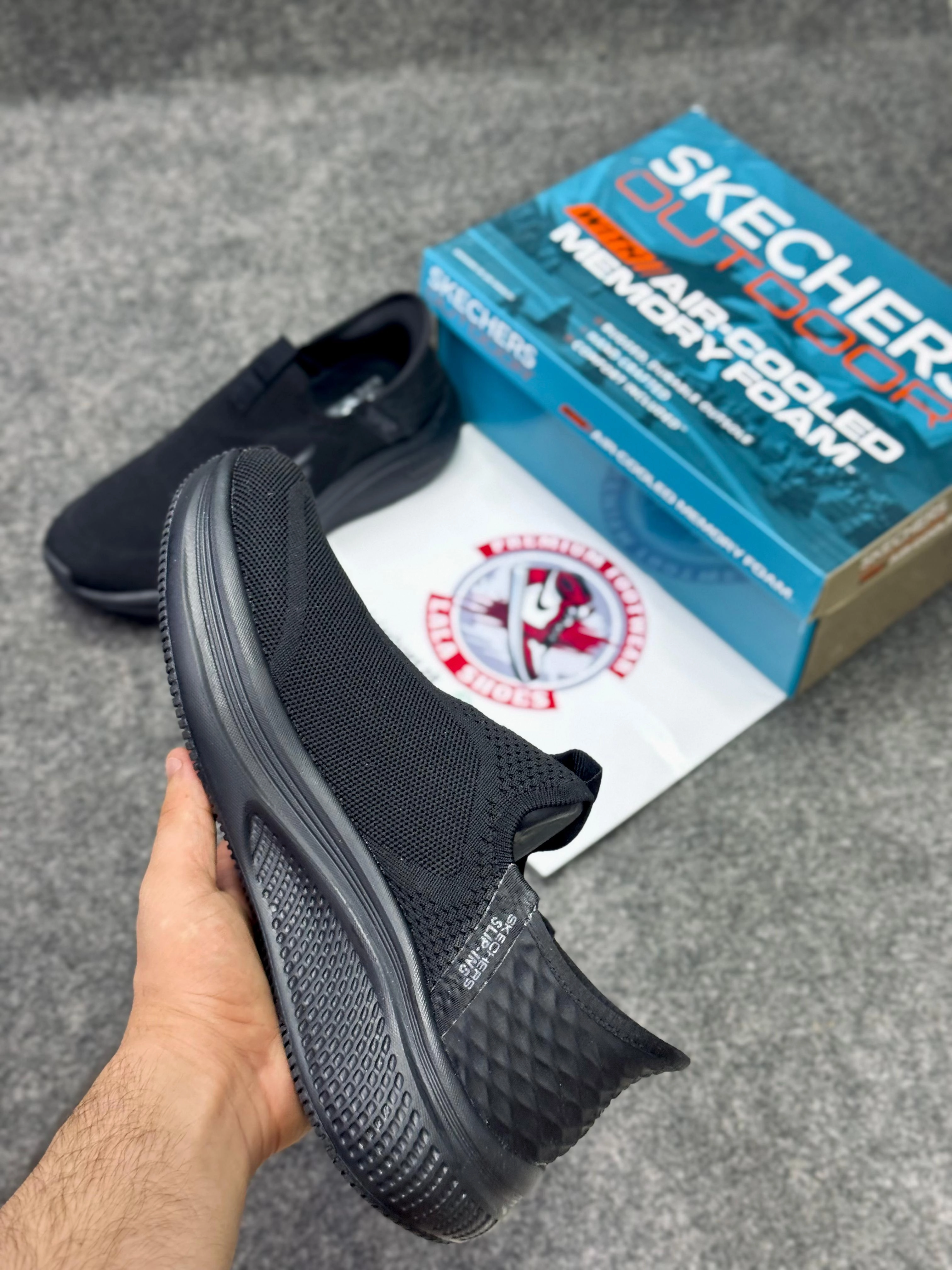 Running Shoes Guarantee Skechers Slip-ins: Max Cushioning Full Black Comfort & Air-Cooled Cushioning | Best Walking