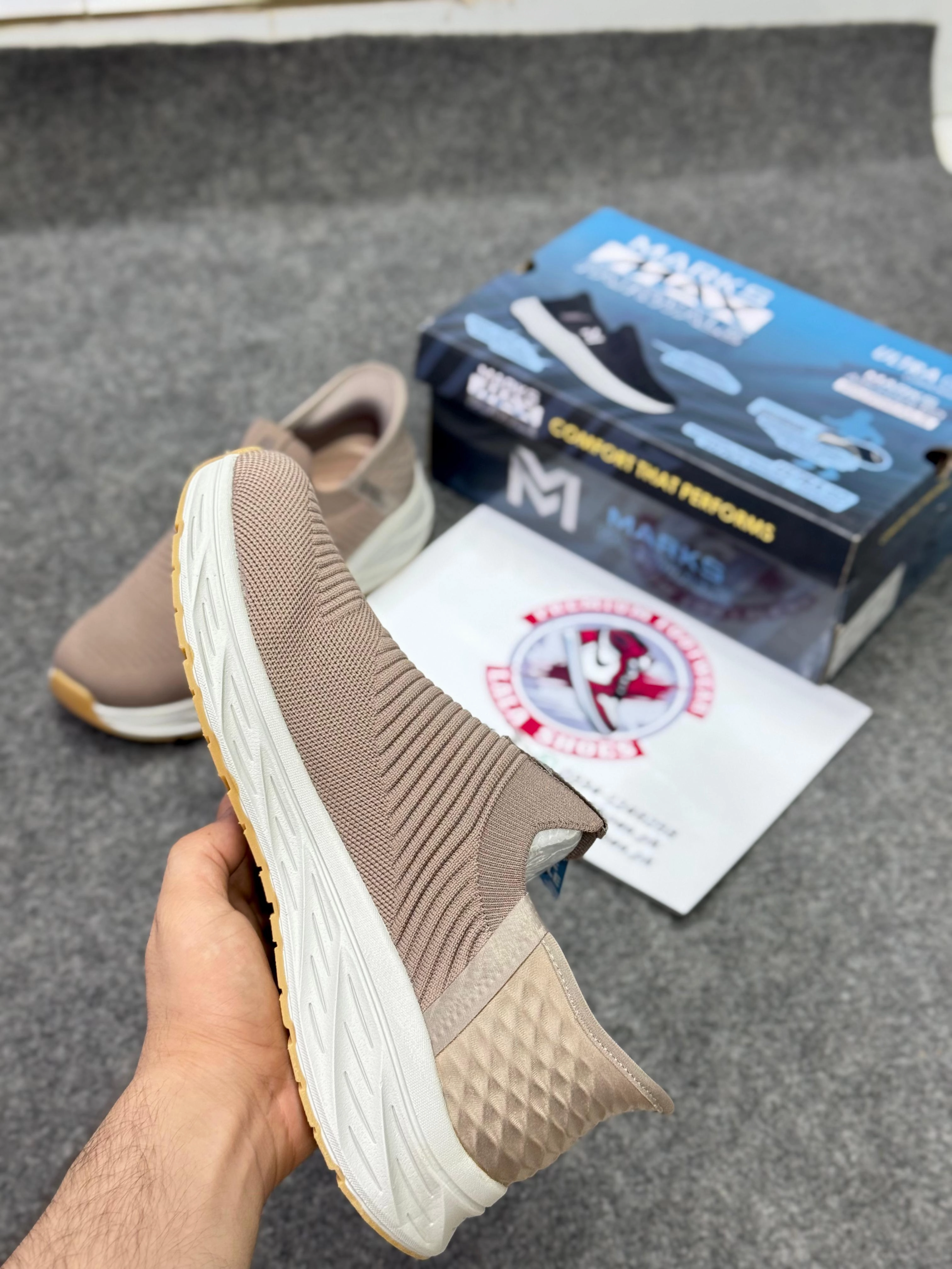 Best Cushion Running Shoes Skechers Slip-ins: Max Cushioning Hyper Burst 78412, Air-Cooled Memory Foam