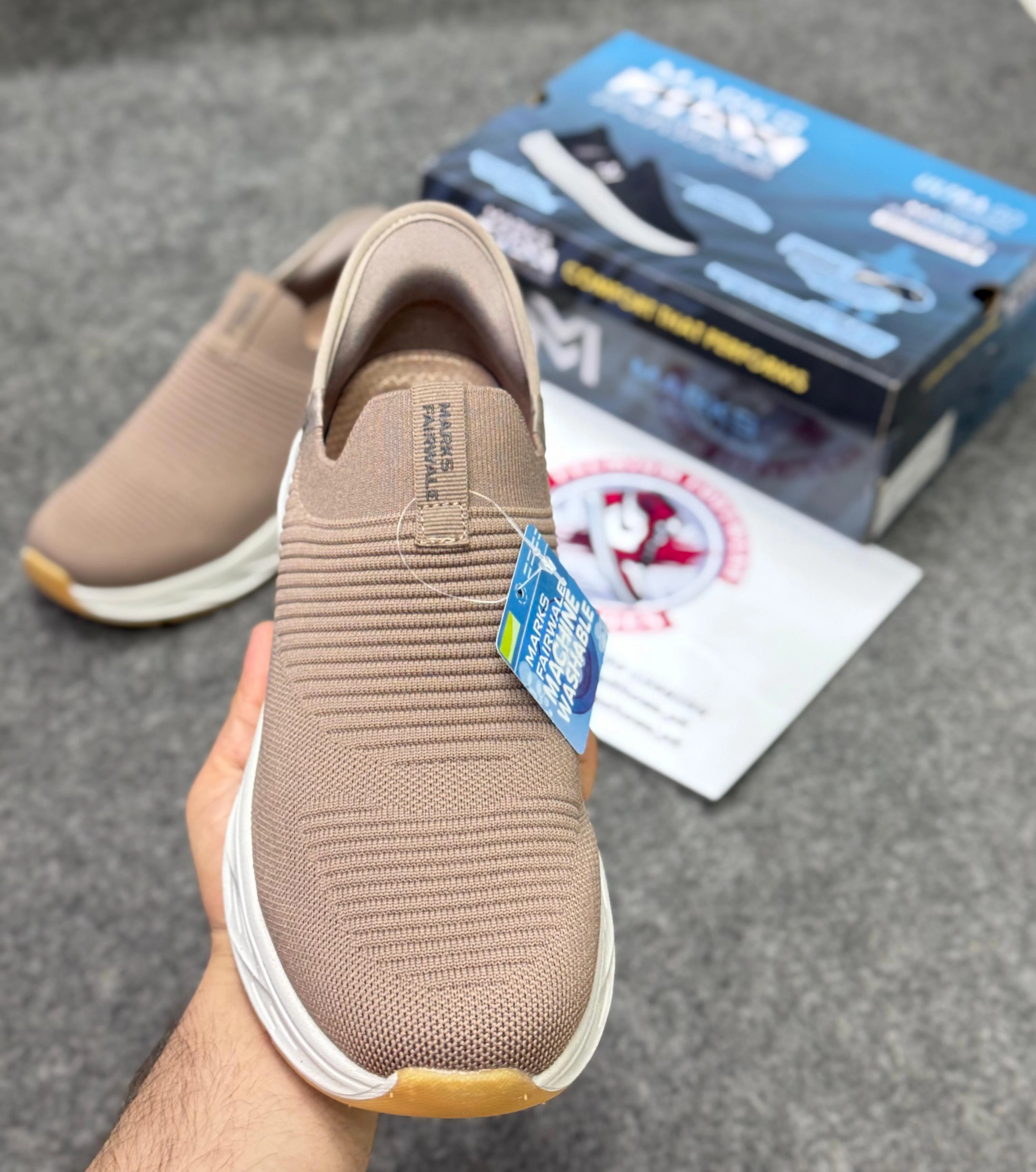 Skechers Slip-ins: Max Cushioning Hyper Burst 78412, Air-Cooled Memory Foam Revel 6 Neutral Running Shoe