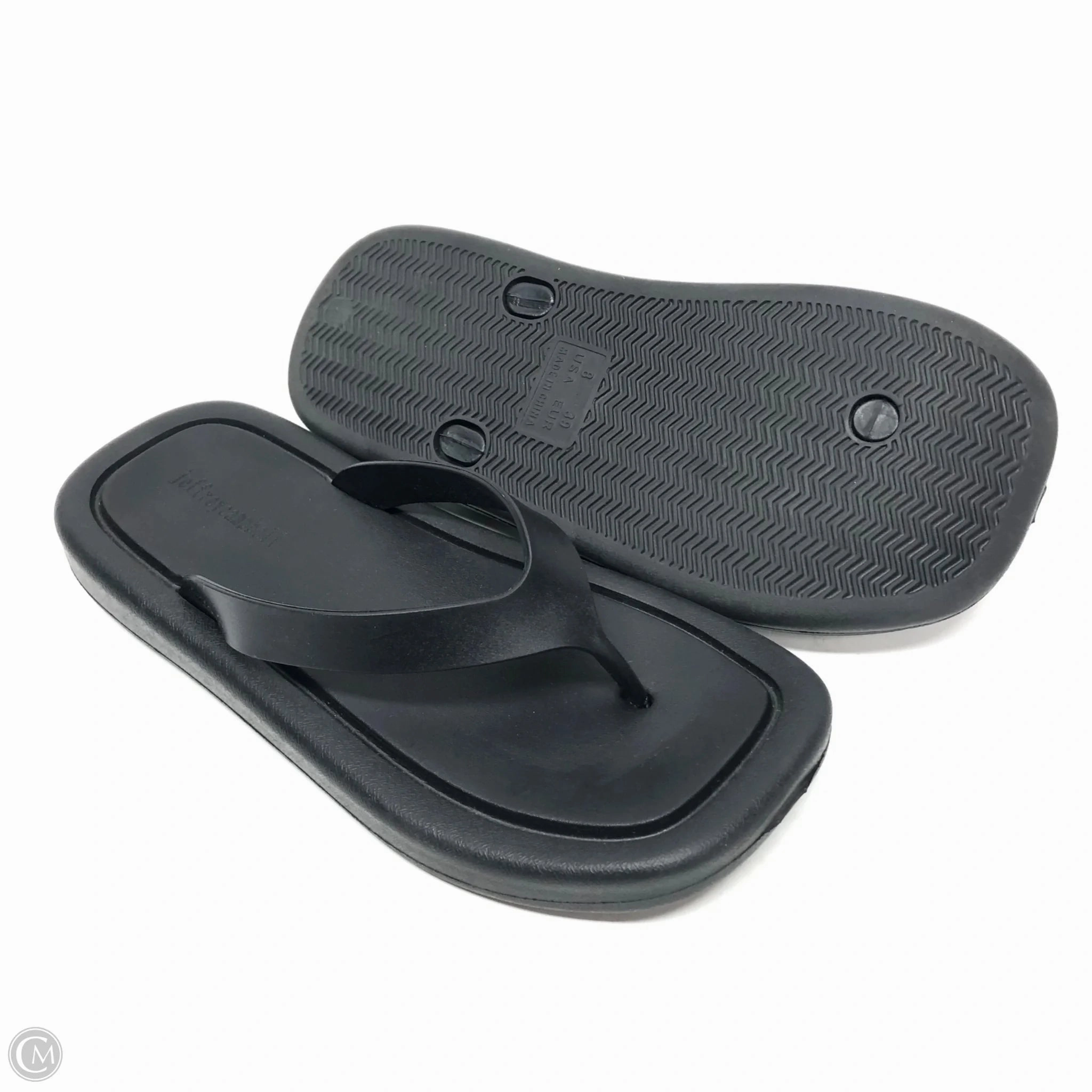 Flip Flops Made From Old Tires Sandals Flip Flops By Jeffrey Campbell In Black, Size: 8