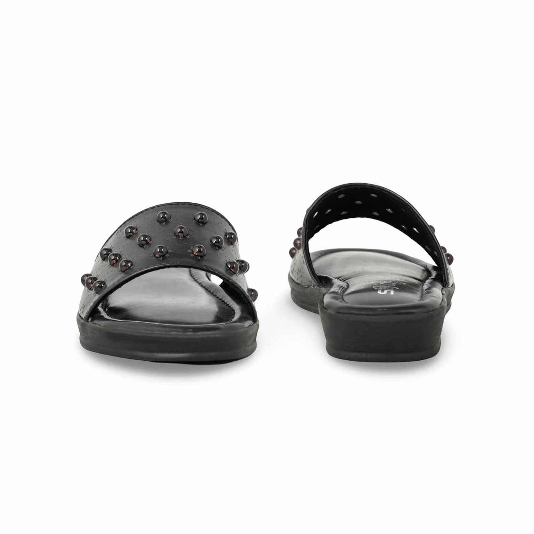 Casual Mule Shoes Black Casual Softy CL7184