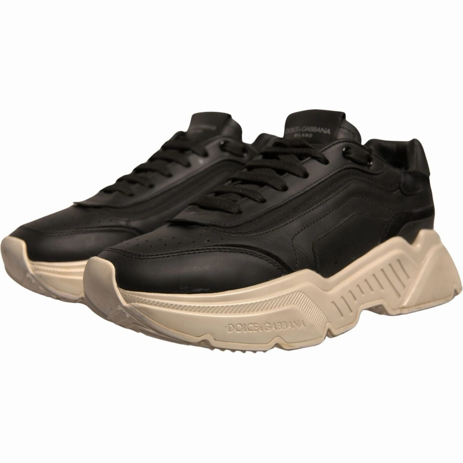 Dolce & Gabbana Black White Daymaster Low Top Sneakers Shoes Lebron Sneakers Youth