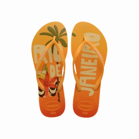 Slim Postcard Flip Flops Sea Shell Flip Flops