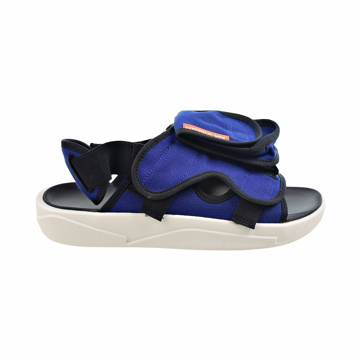 Jordan LS Men's Slide Sandals Deep Royal Blue-Turf Orange Slippers With Open Toes