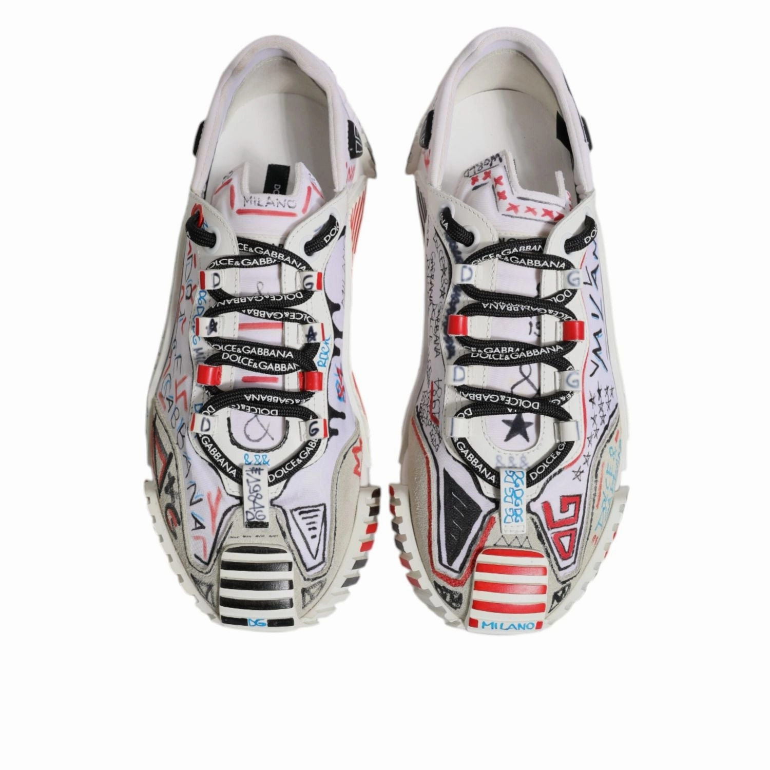 Dolce & Gabbana Multicolor Suede Fabric NS1 Sneakers Shoes German Army Sneakers