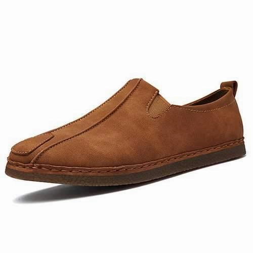 Loafers Shoes Sale Men Comfortable Soft Sole Suede Loafers