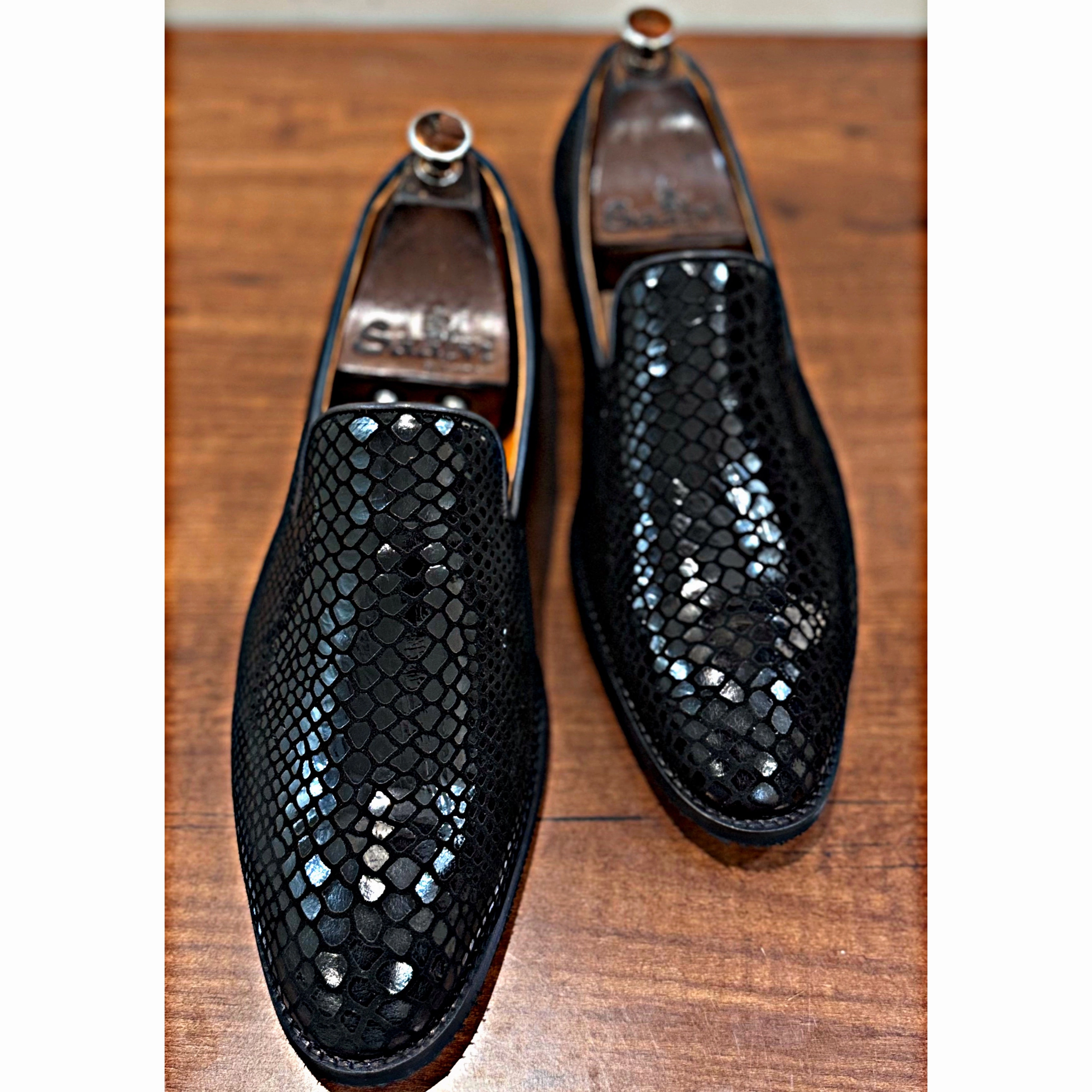 Snake Foil Loafers Black Driving Loafers