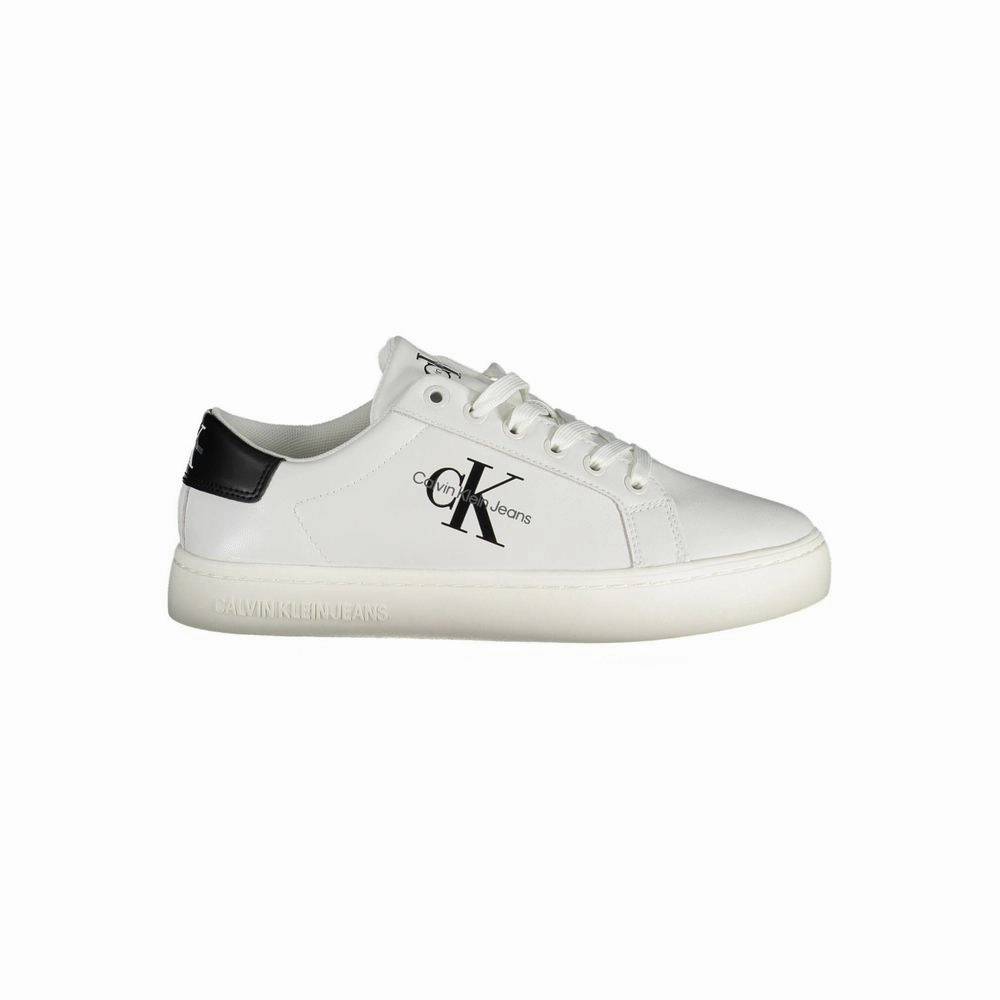 Calvin Klein White Polyester Sneaker Sneakers Stores