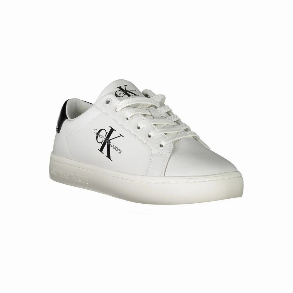 Calvin Klein White Polyester Sneaker Made In Usa Sneakers