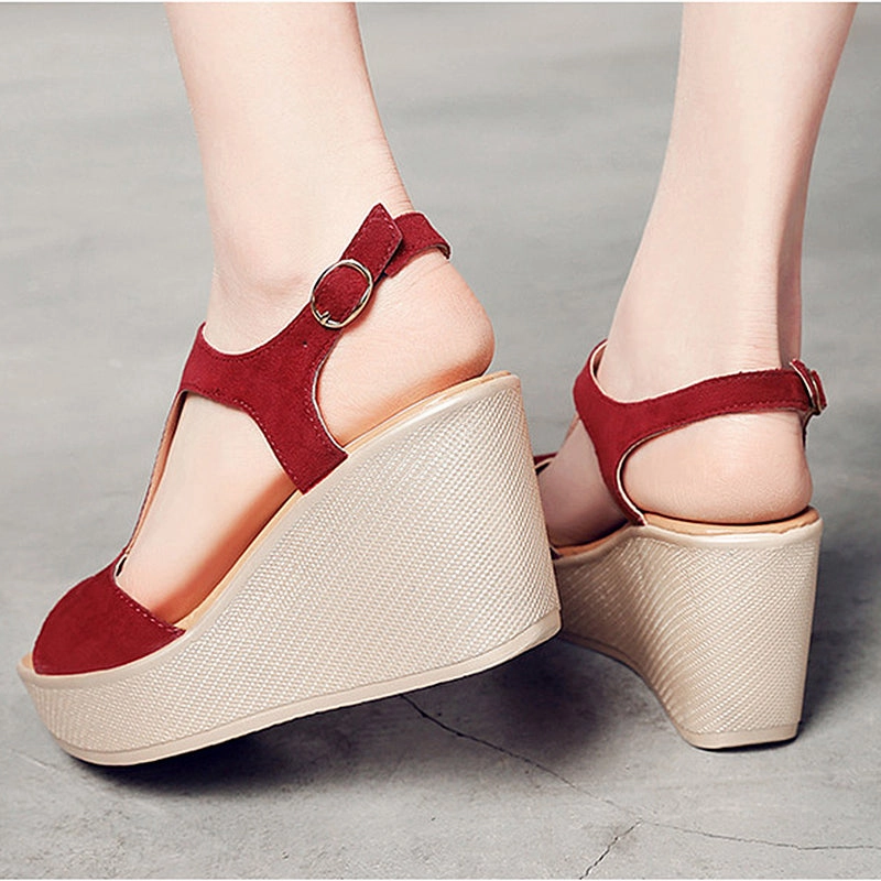 Wedges Sandals Platform Shoes Women Sandals Summer Shoes Woman Open Toe Platform Sandals Shoes Bridal Shoes Flat