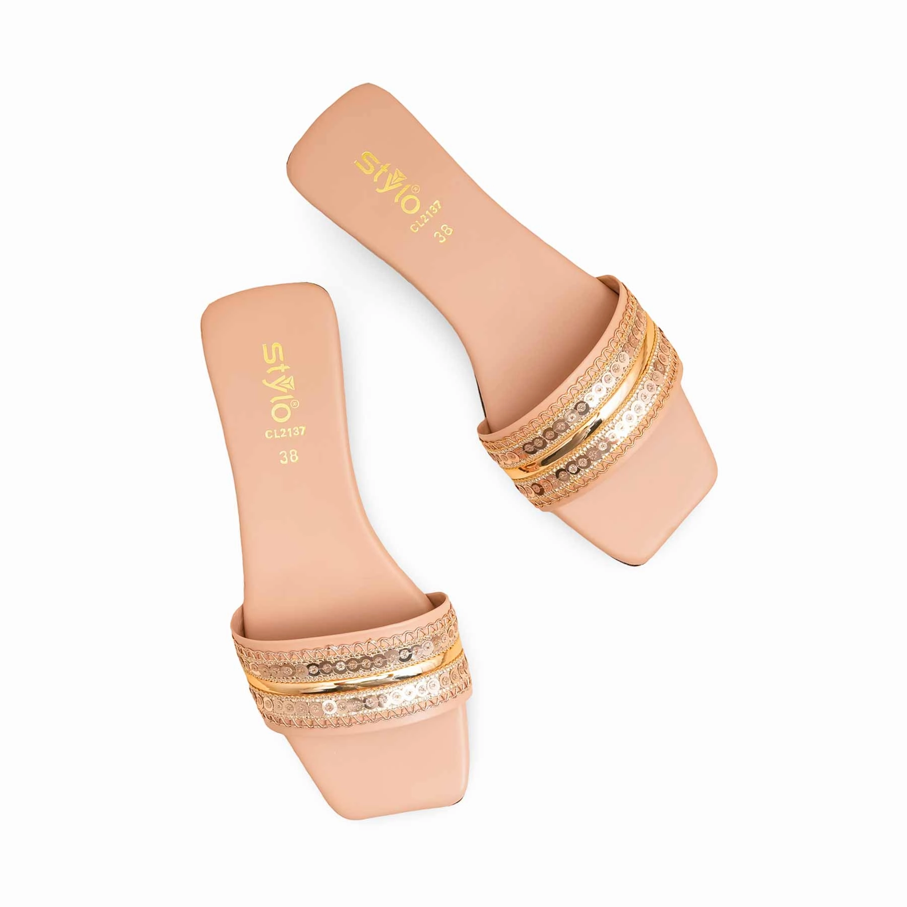 Peach Casual Slipper CL2137 Squirrel Slippers