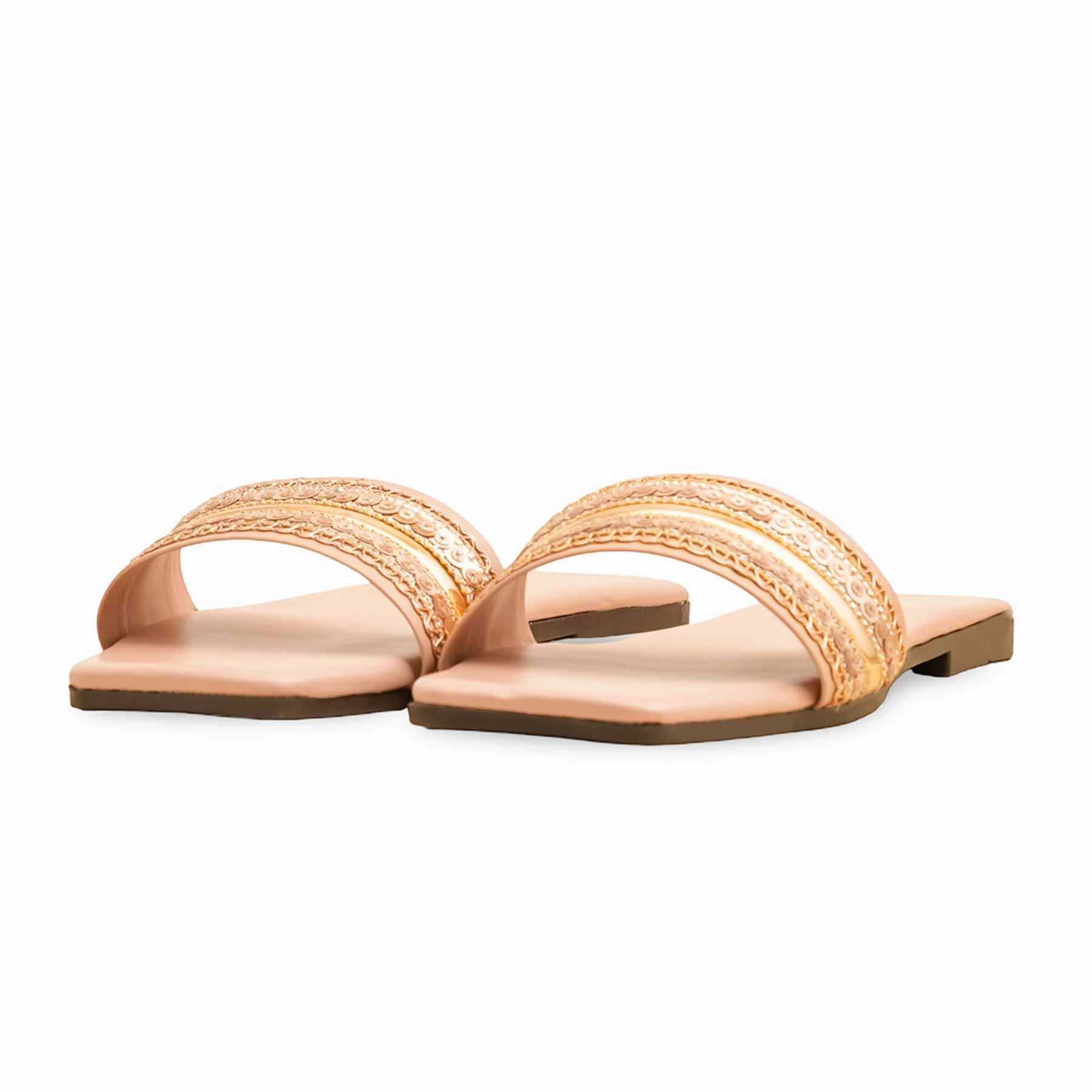 Peach Casual Slipper CL2137 Fluffy Sneakers Slippers