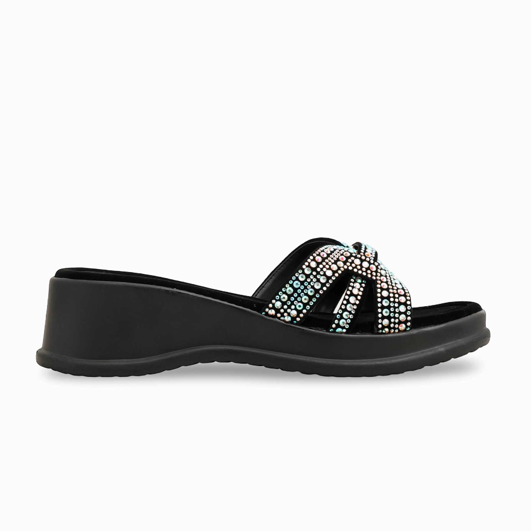 Comfort Slide 2 Black Formal Slipper PU0533