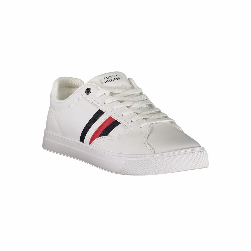 Tommy Hilfiger White Leather Men Sneaker New Balance Cross Training Sneakers