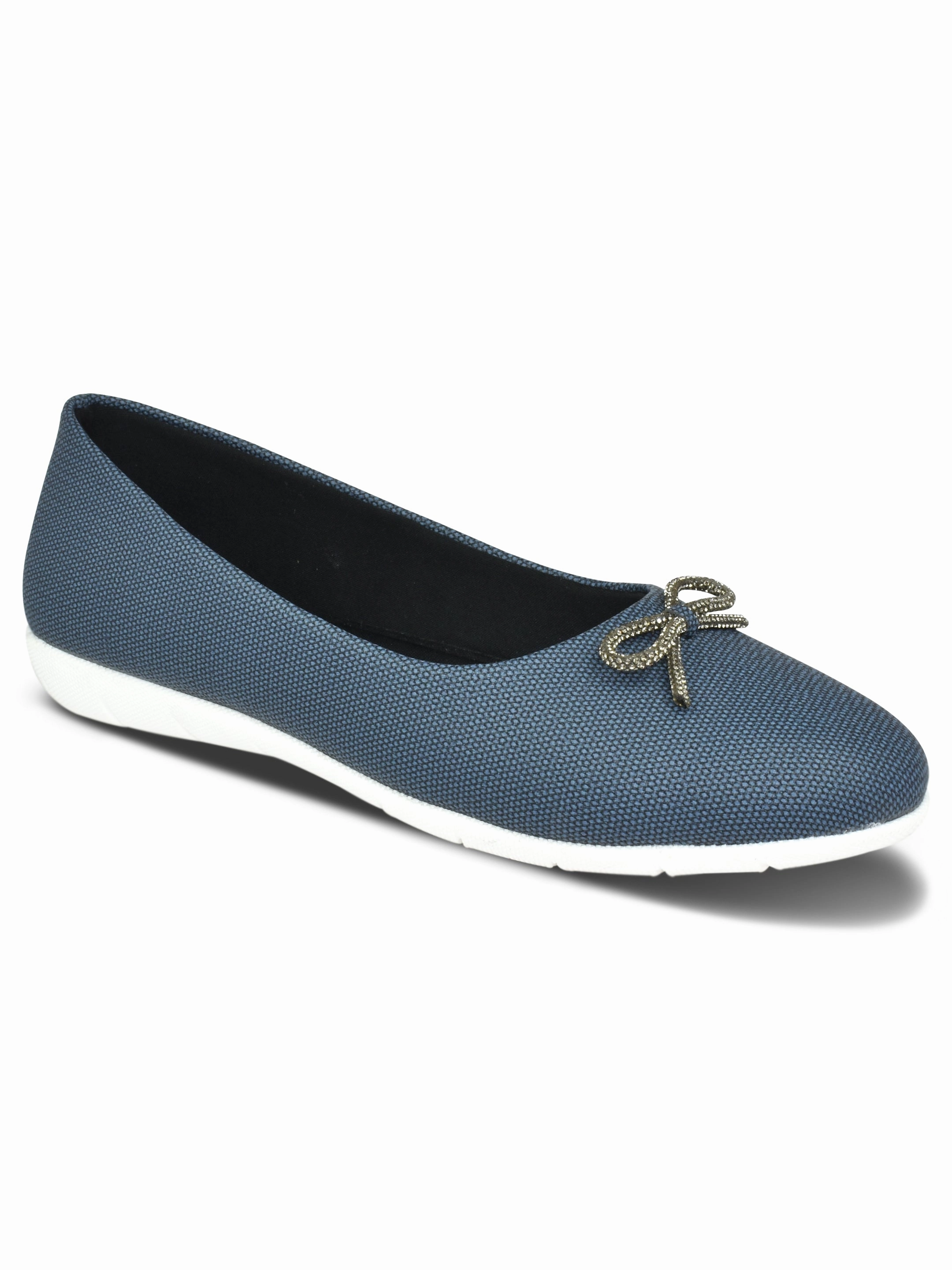 Flat Mules Shoes Ajanta Comfortable Stylish Light Weight Casual Solid Slip-On Bellies For Women EL5024