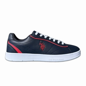 U.S. POLO ASSN. Tale 5Fx Sneakers - NVYRED Slim Casual Shoes