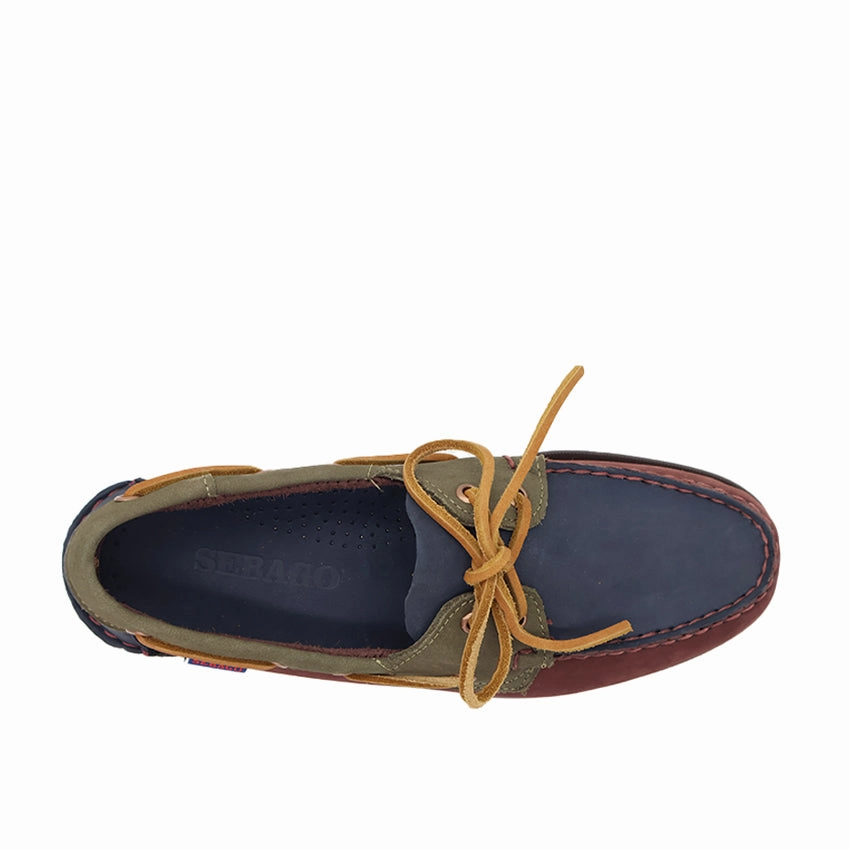 Spinnaker Men's Shoes - Dark Brown Green Blue Ash Leopard Print Loafers