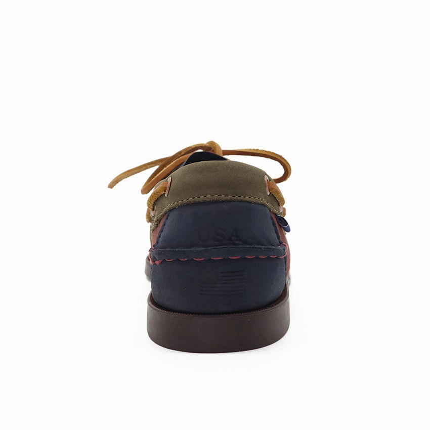 Florsheim Shoes Penny Loafers Spinnaker Men's Shoes - Dark Brown Green Blue Ash