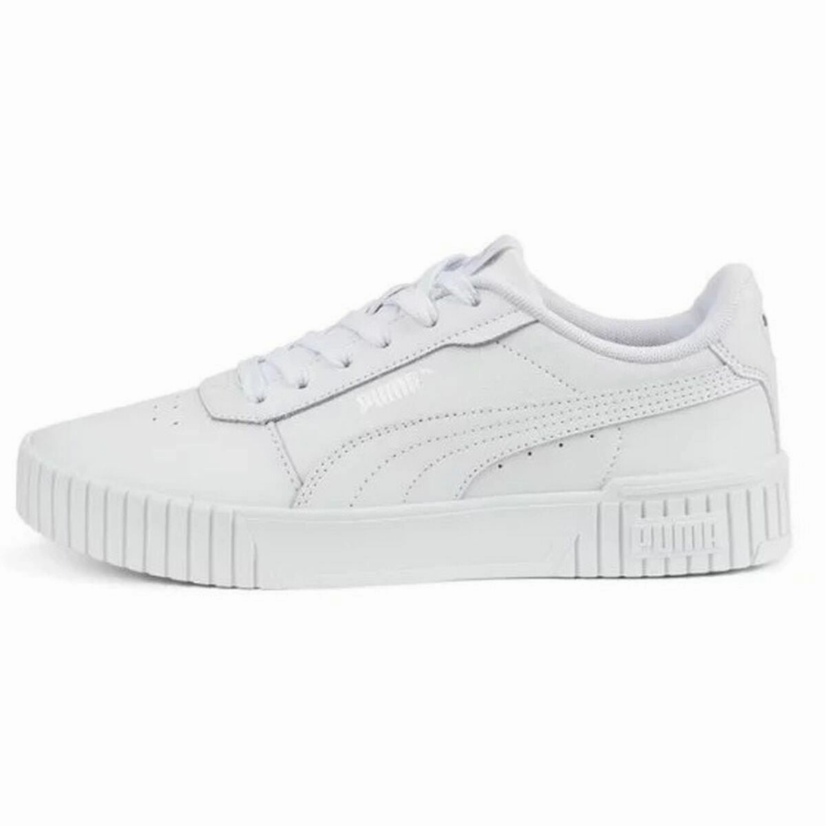 Puma Samurai Shoes Sports Trainers for Women Puma CARINA 2.0 385849 02  White