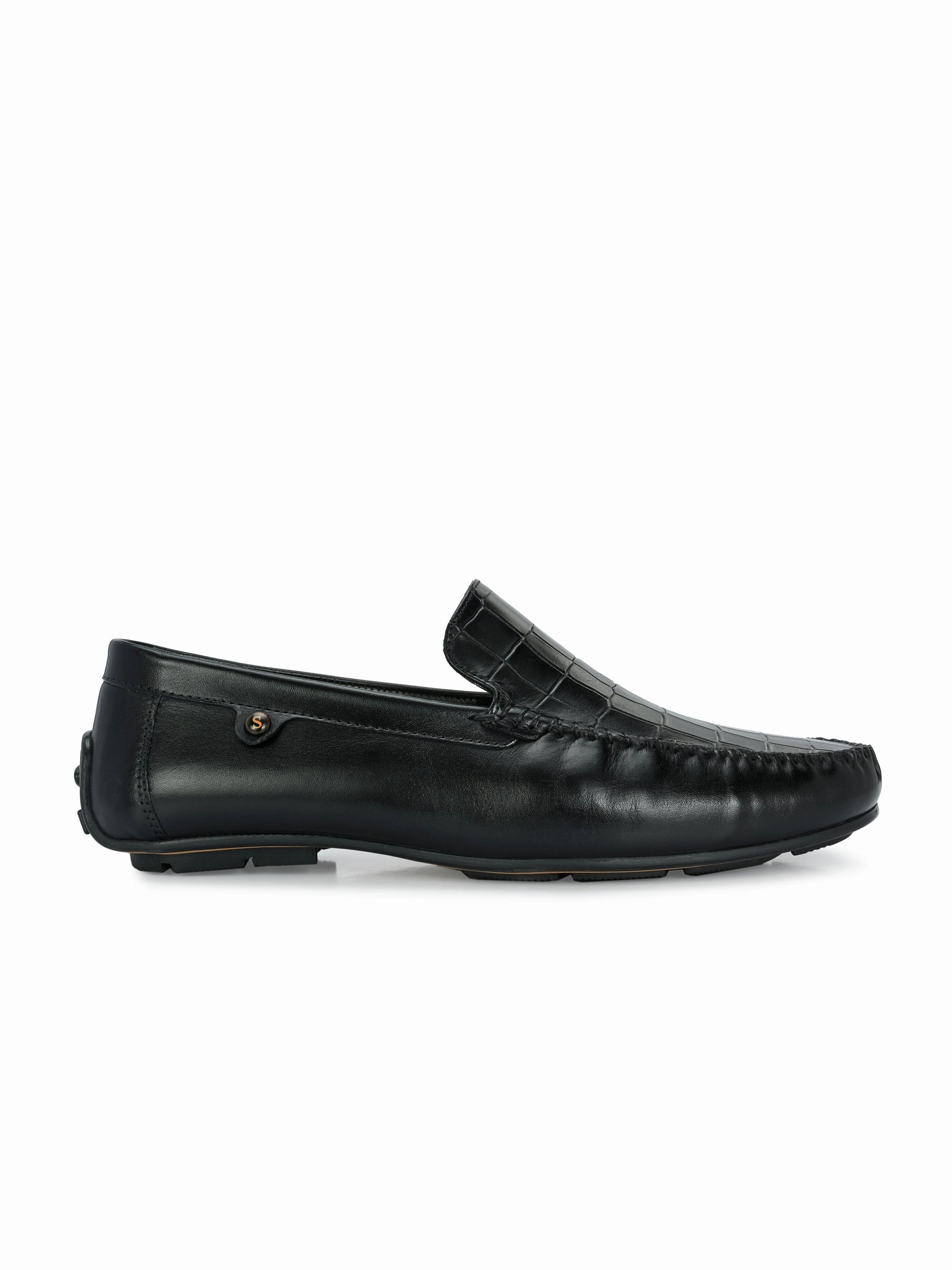 Stan Black Driving Loafers Rugged Loafers