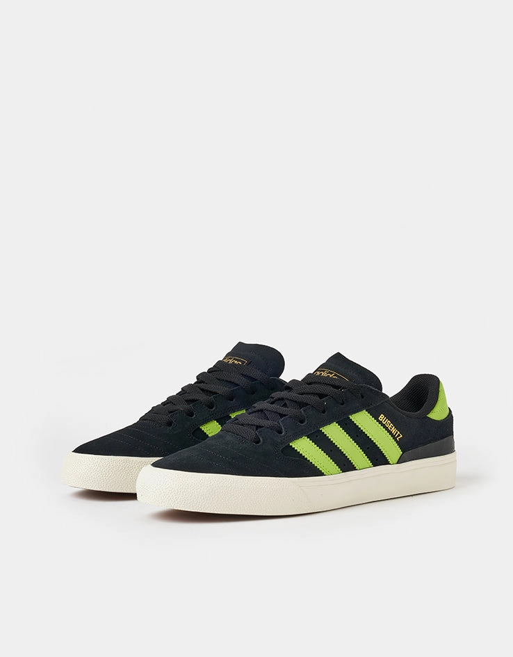 Adidas Running Shoes Evo Sl adidas Busenitz Vulc II Skate Shoes - Core Black/Solar Lime/Gold Metallic